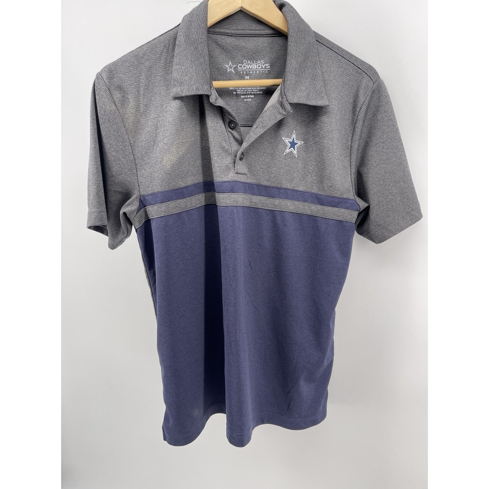 Dallas Cowboys Authentic Men's Blue NFL Football Size M